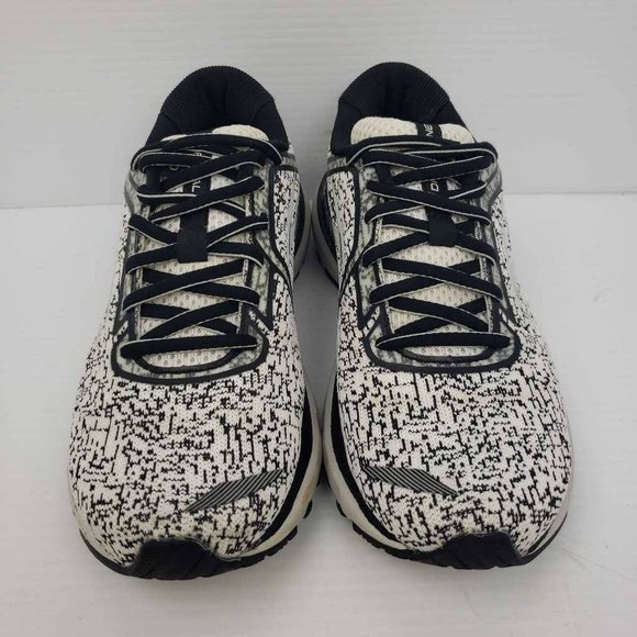 Brooks Womens Adrenaline GTS 20 Running Shoes White Black 1202961B167 Knit 8.5B - Picture 8 of 16